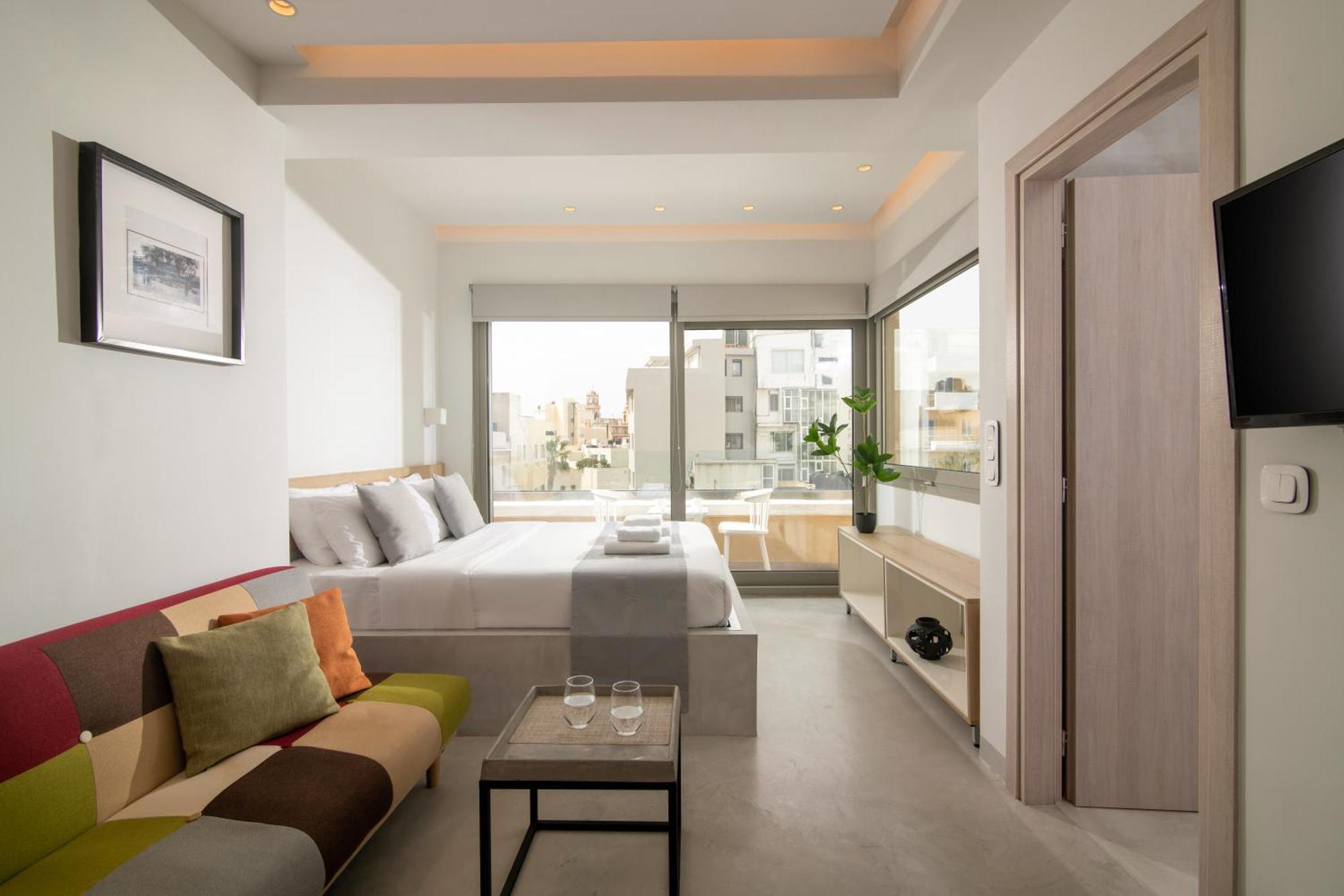 The Central Boutique Apartments Heraklion Exteriör bild